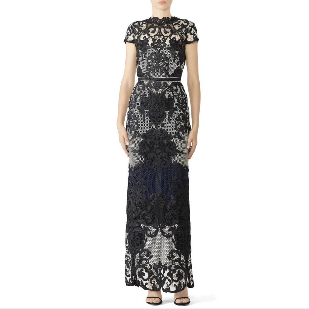 Marchesa Notte lace gown